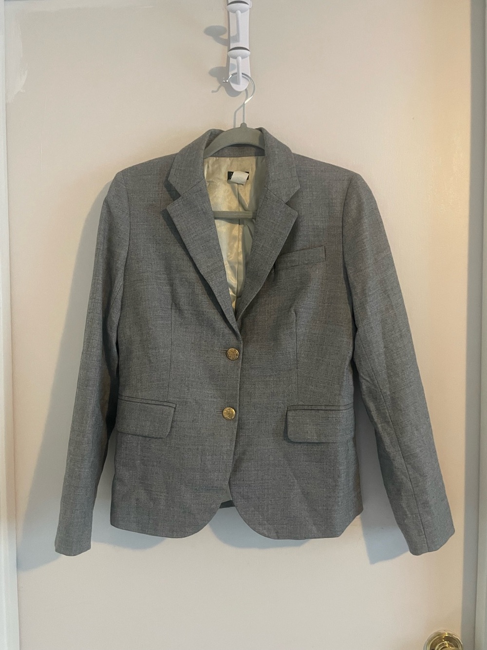 J.Crew “Keating Boy” Blazer, Gray, Size 2, EUC